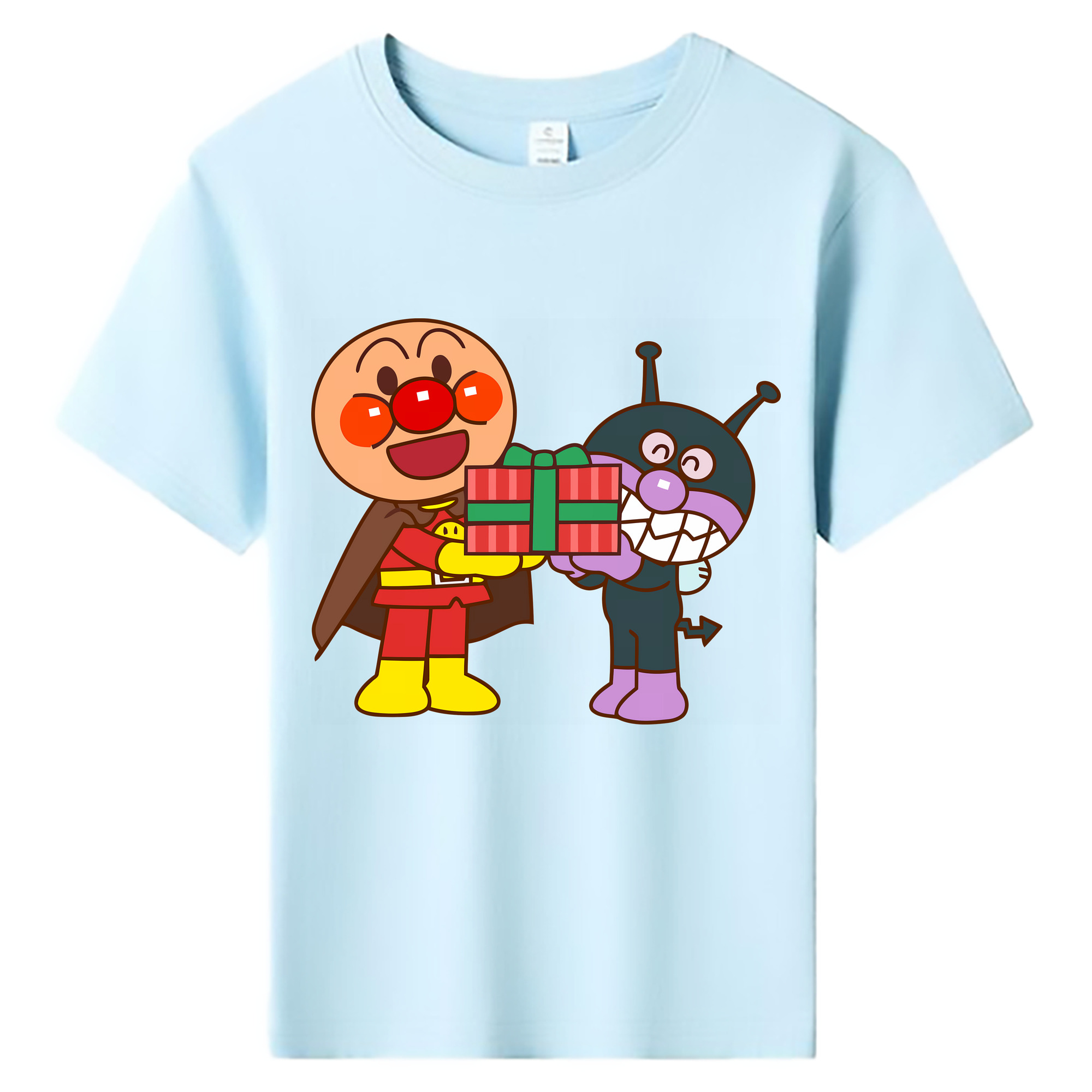 （画像用） アンパンマン Anpanman 綿100％キッズTシャツ（フロントプリント）